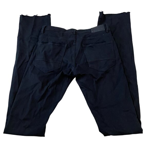 Jordan Craig Stacked Jeans Men's Size 32 Waist Black Extra Long Modern Style - Picture 1 of 7